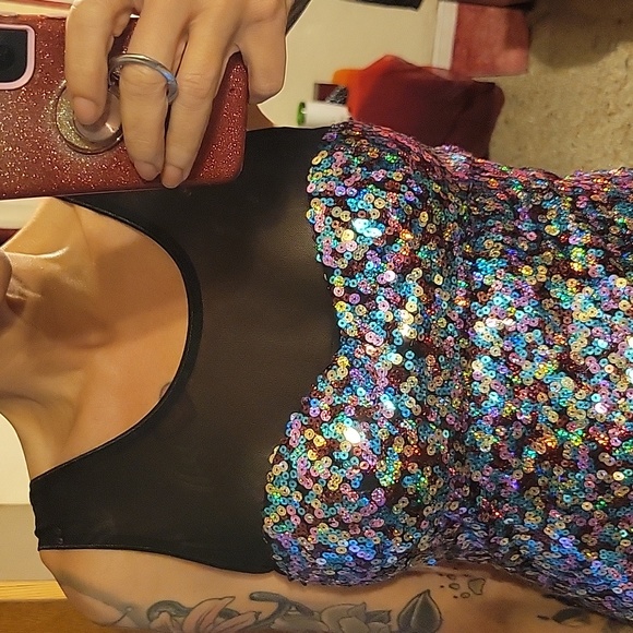 Rainbow sequin dress for Pride - Picture 7 of 7